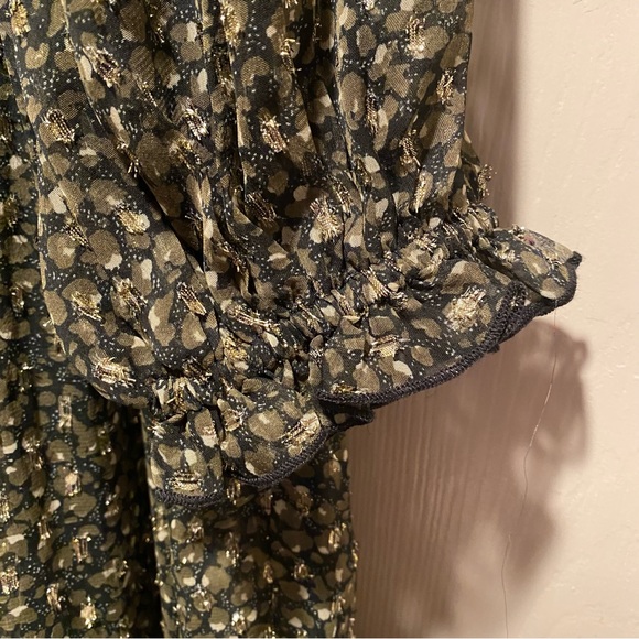 Mini Babydoll Metallic Sparkle Dress Urban Outfitters - Picture 8 of 11